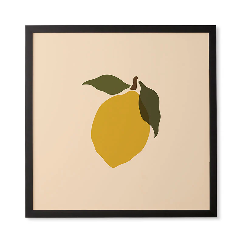 Cuss Yeah Designs Single Lemon I Framed Wall Art - Image 11