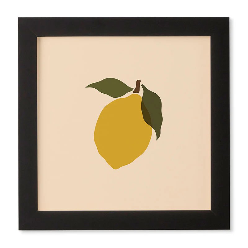 Cuss Yeah Designs Single Lemon I Framed Wall Art - Image 7