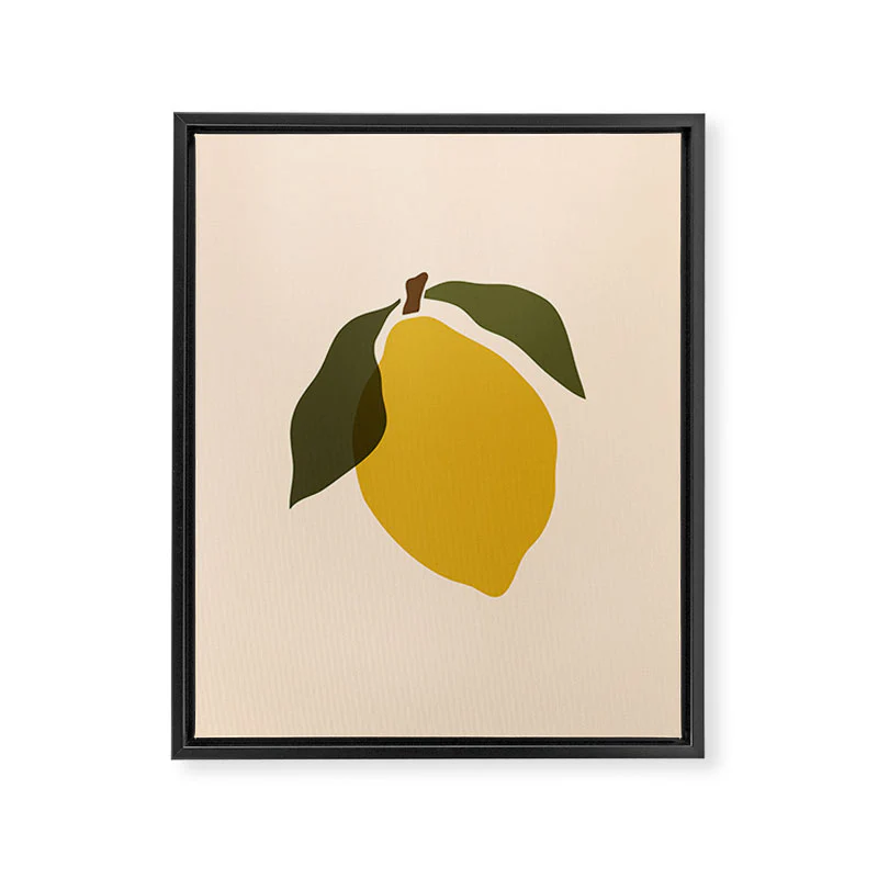 Cuss Yeah Designs Single Lemon II Art Canvas - Image 6