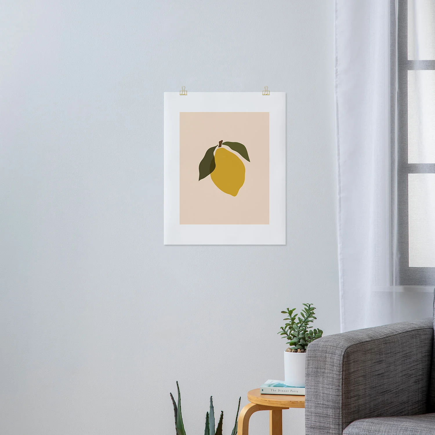 Cuss Yeah Designs Single Lemon II Art Print - Image 9