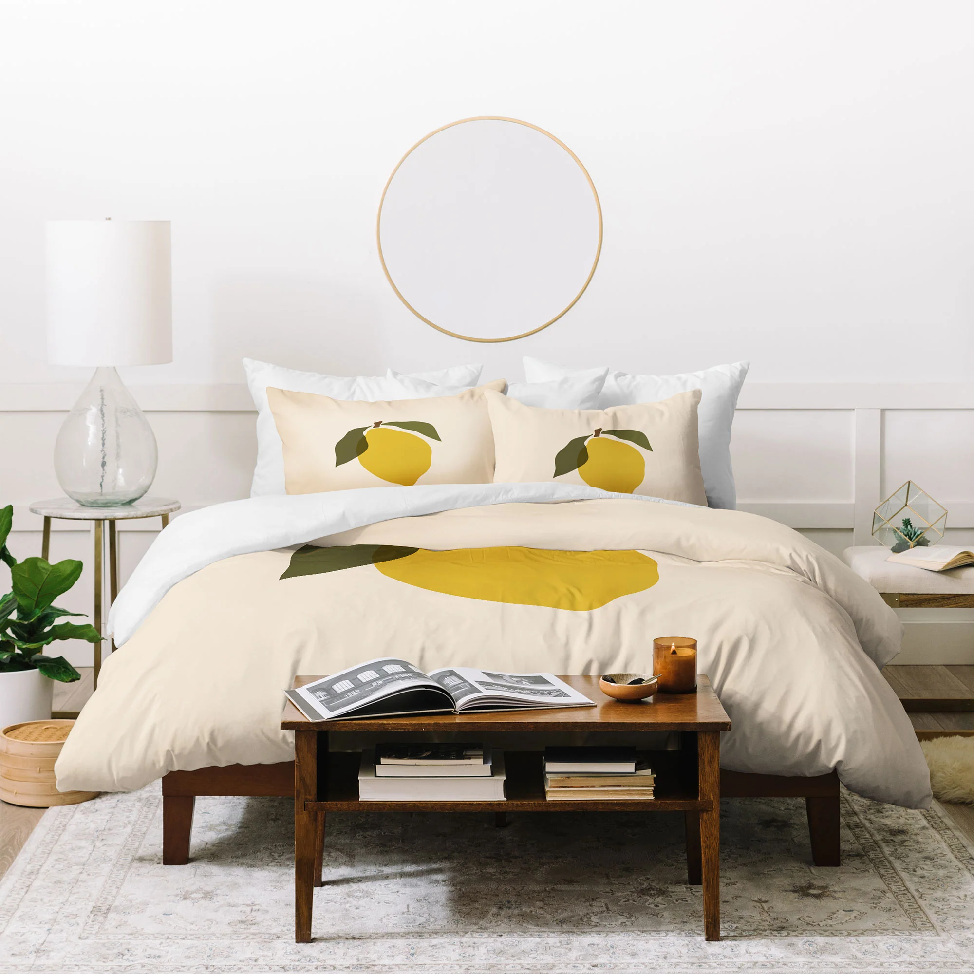 Cuss Yeah Designs Single Lemon II Duvet Cover - Image 52