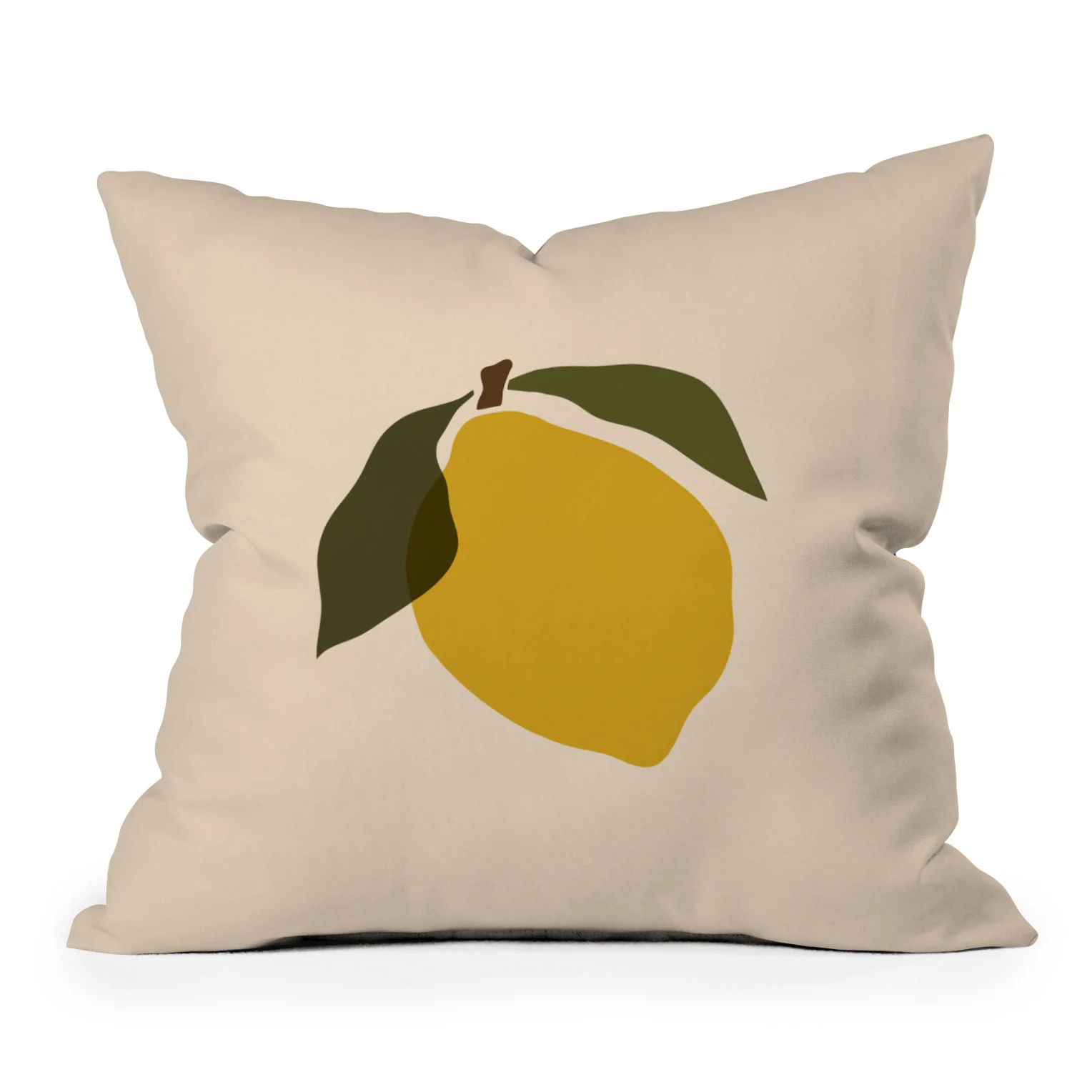 Cuss Yeah Designs Single Lemon II Outdoor Throw Pillow - Image 4