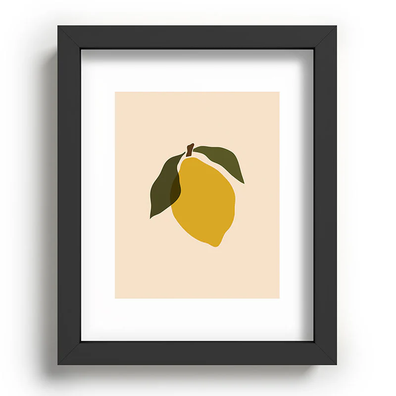 Cuss Yeah Designs Single Lemon II Recessed Framing Rectangle