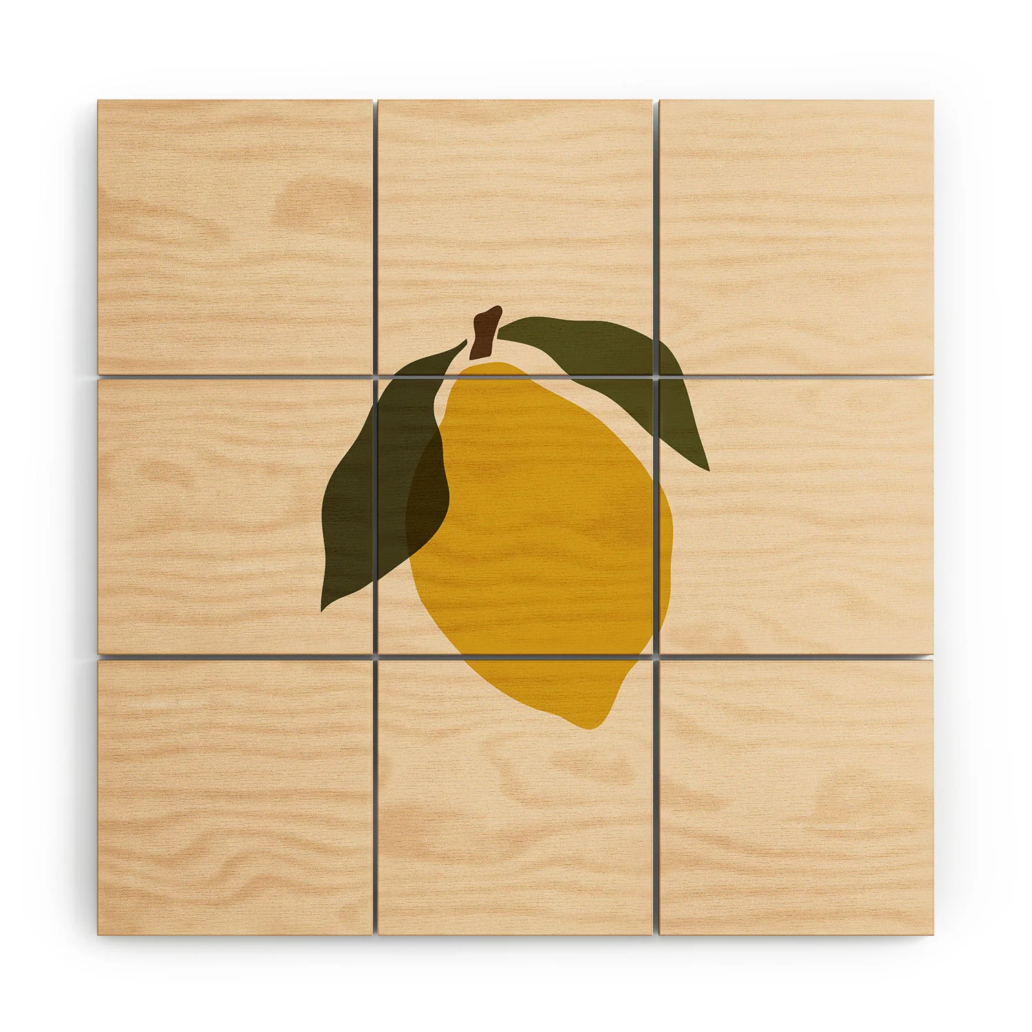 Cuss Yeah Designs Single Lemon II Wood Wall Mural - Image 2