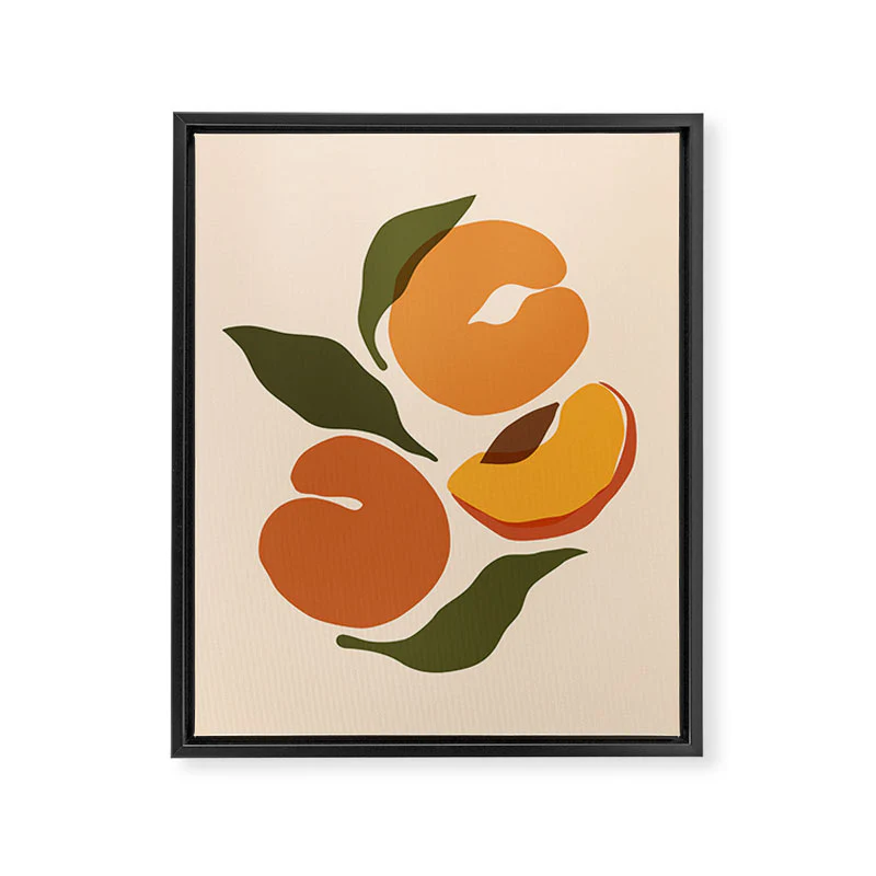 Cuss Yeah Designs Yellow Peaches Art Canvas - Image 6