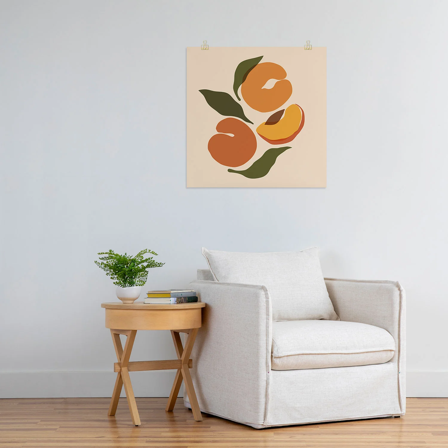 Cuss Yeah Designs Yellow Peaches Art Print - Image 21