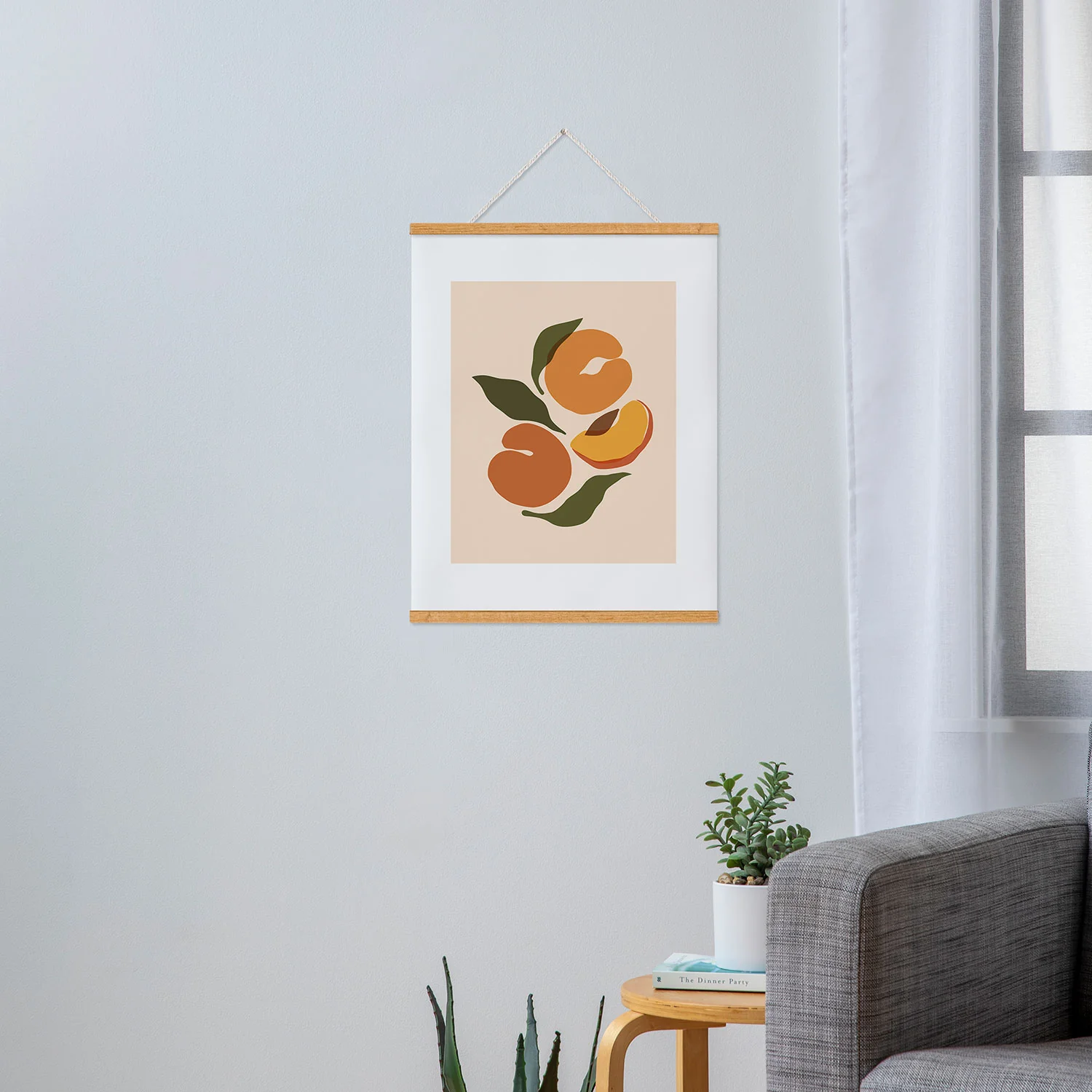 Cuss Yeah Designs Yellow Peaches Art Print - Image 36