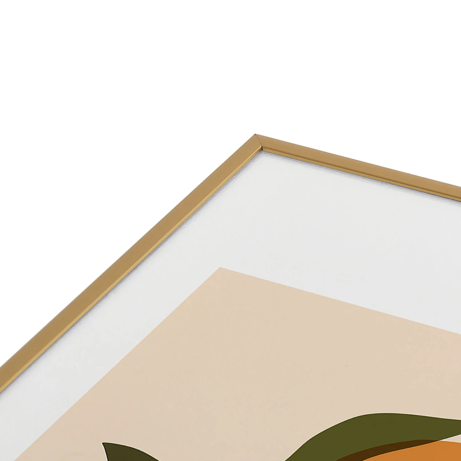 Cuss Yeah Designs Yellow Peaches Metal Framed Art Print - Image 15