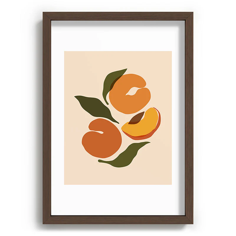 Cuss Yeah Designs Yellow Peaches Recessed Framing Rectangle - Image 15