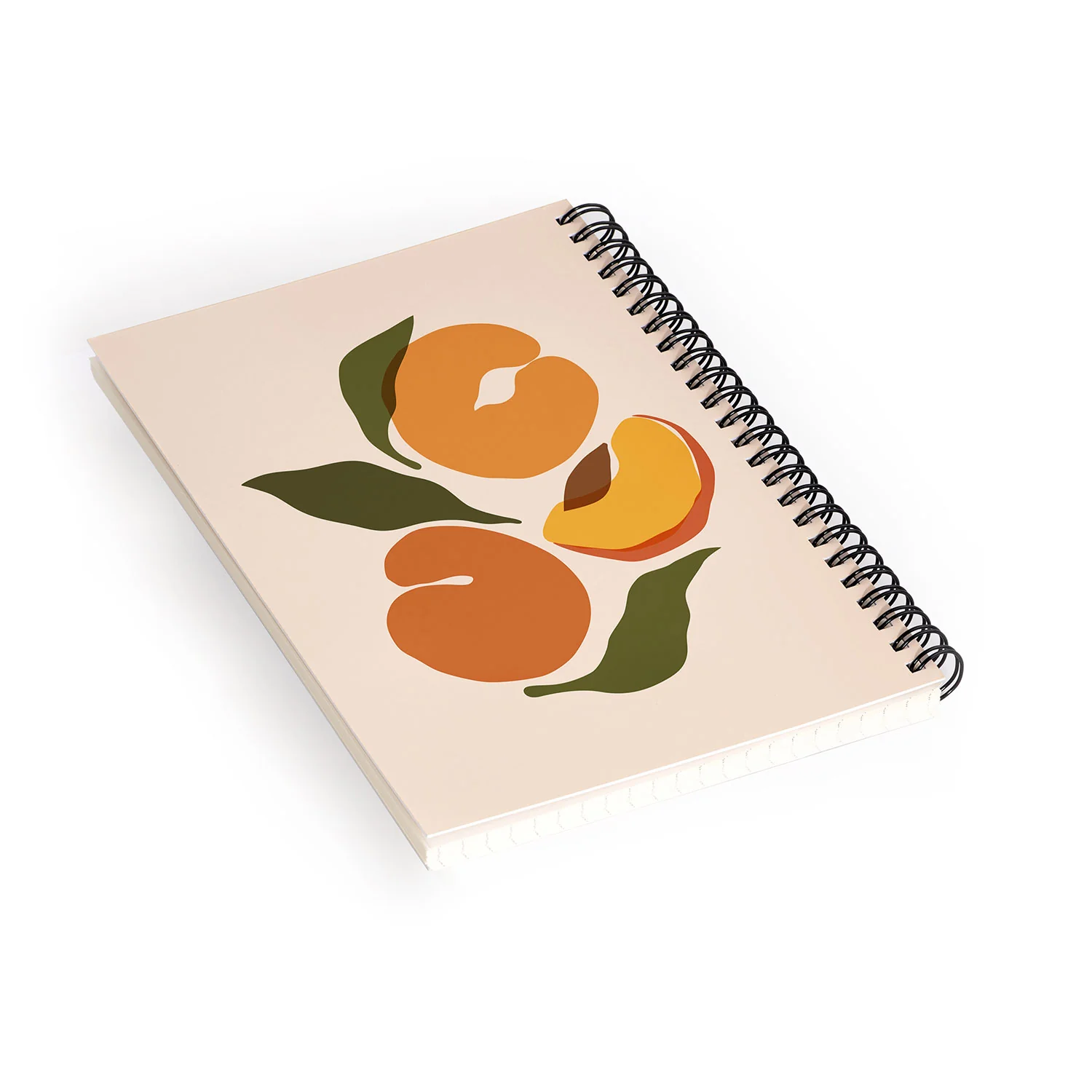 Cuss Yeah Designs Yellow Peaches Spiral Notebook - Image 2