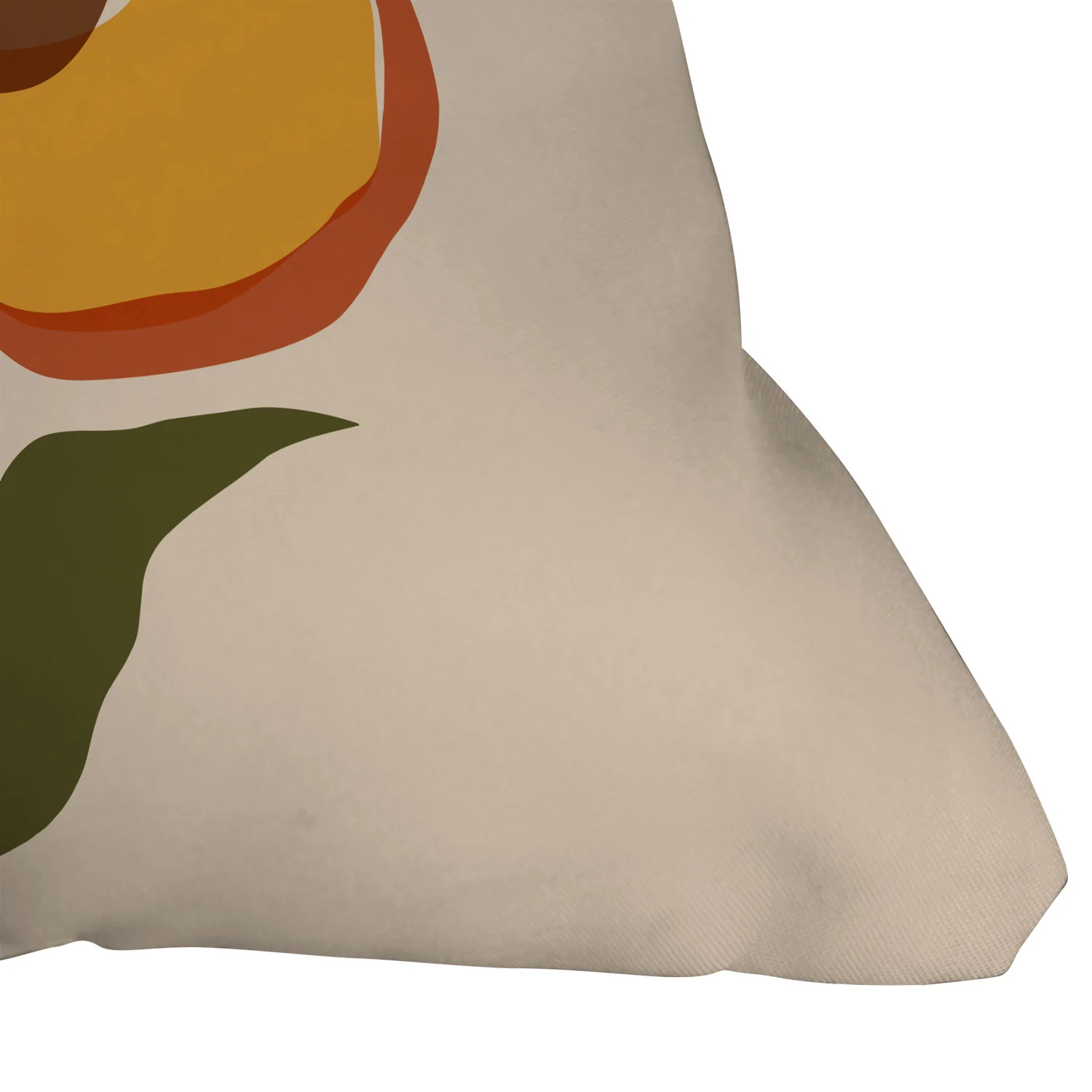 Cuss Yeah Designs Yellow Peaches Throw Pillow - Image 3