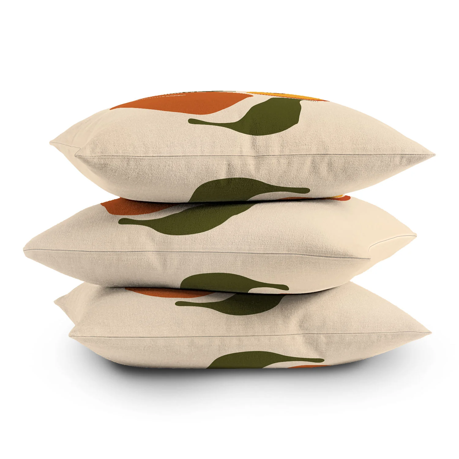 Cuss Yeah Designs Yellow Peaches Throw Pillow - Image 4