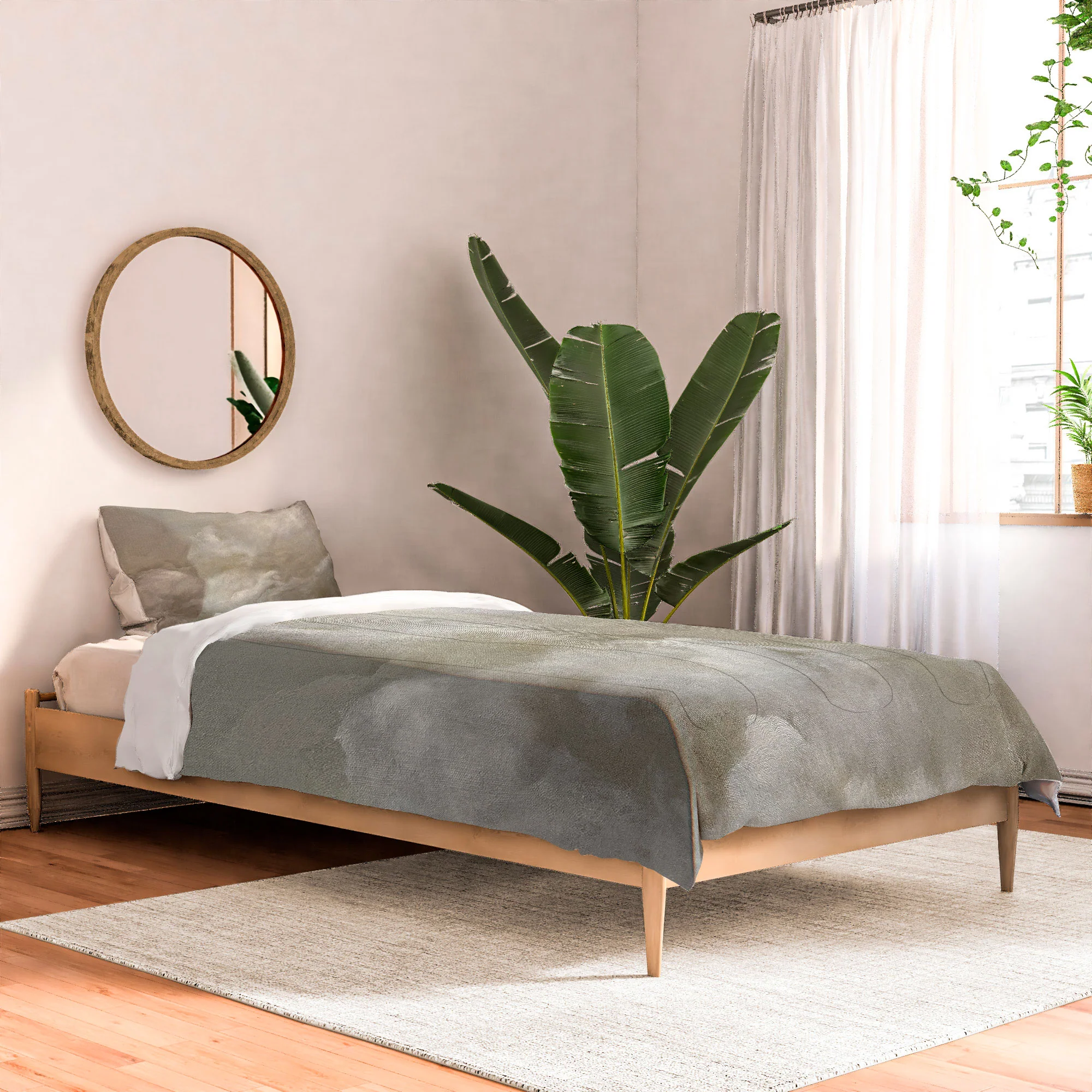 Dan Hobday Art Clouds two Comforter - Image 8