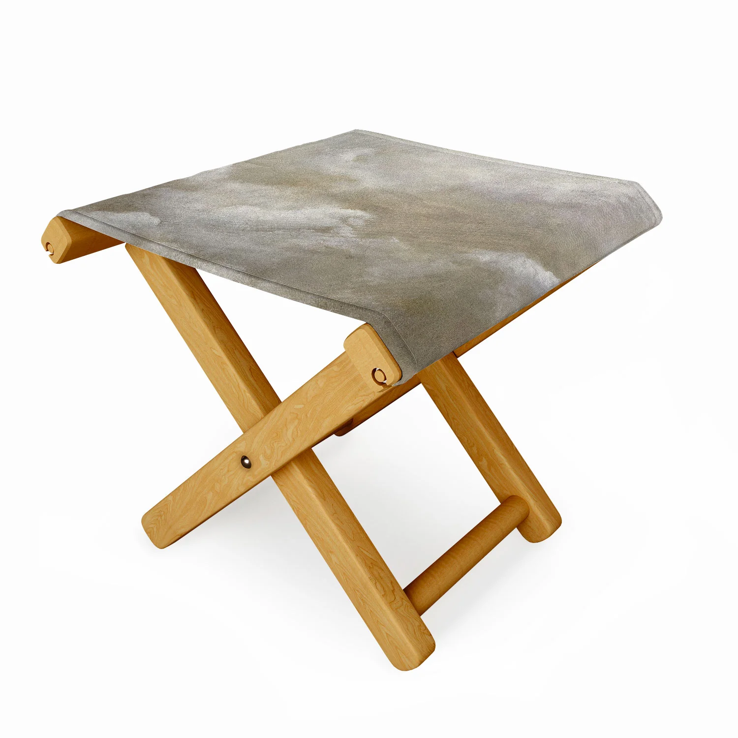 Dan Hobday Art Clouds two Folding Stool - Image 2
