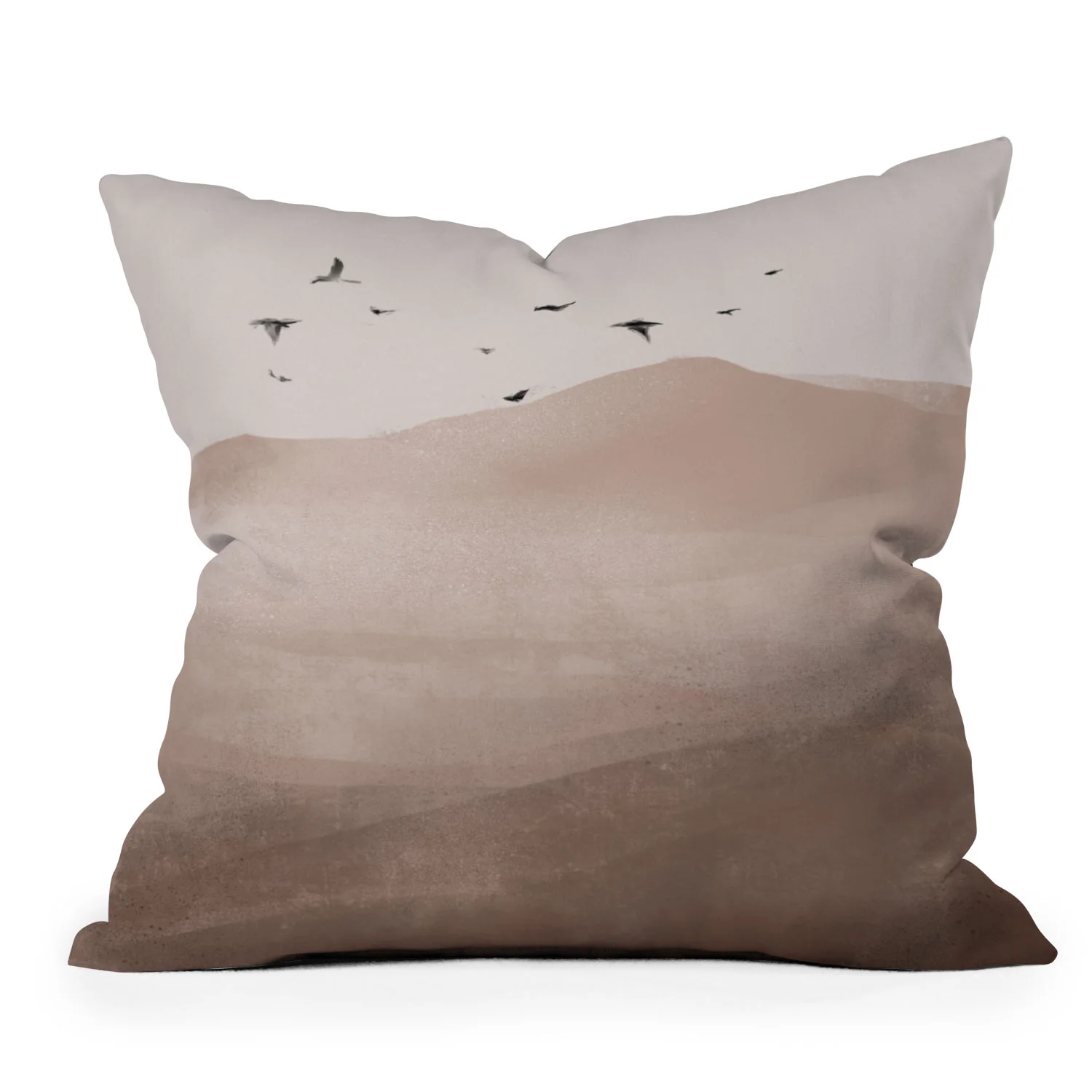 Dan Hobday Art Flight III Outdoor Throw Pillow - Image 2