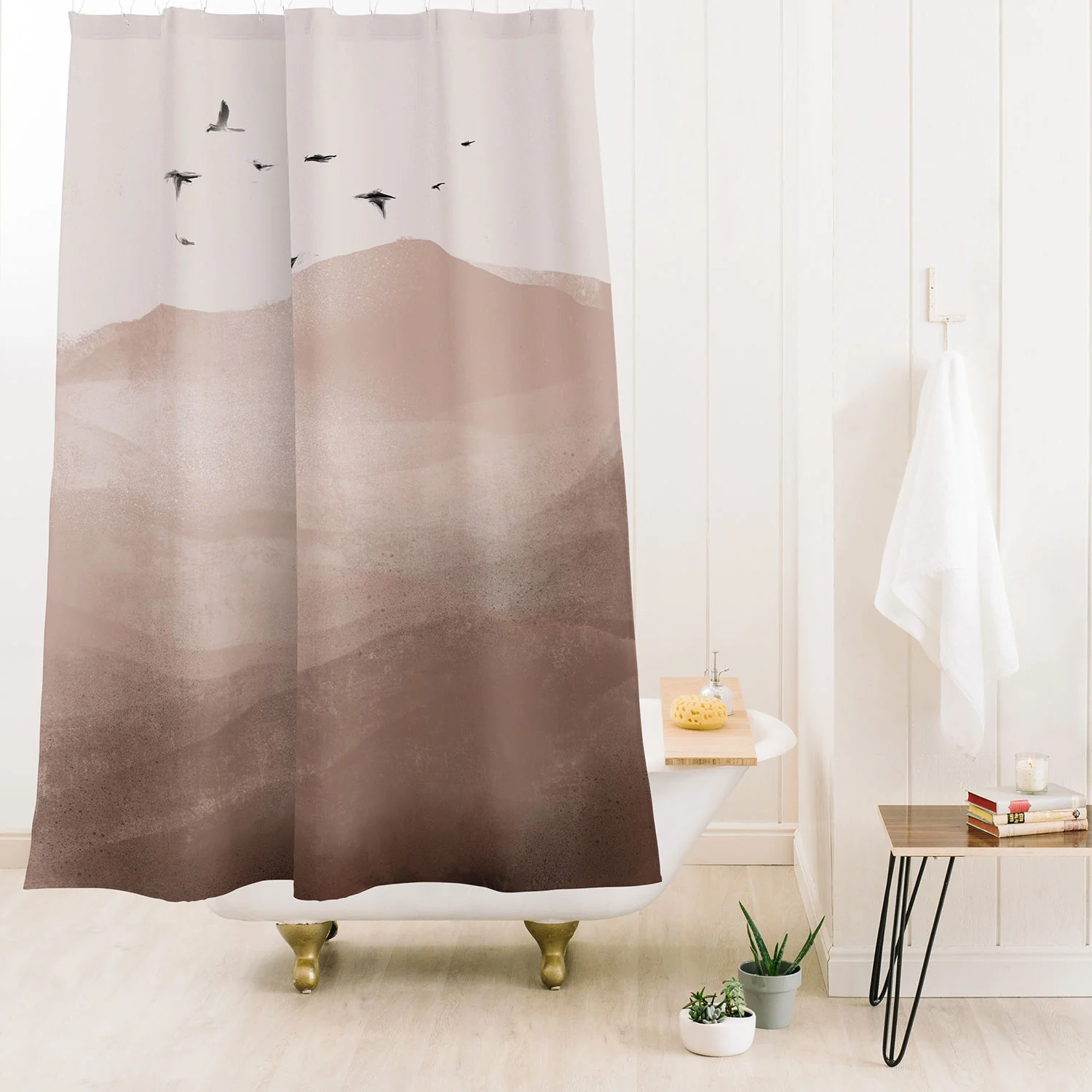 Dan Hobday Art Flight III Shower Curtain - Image 2