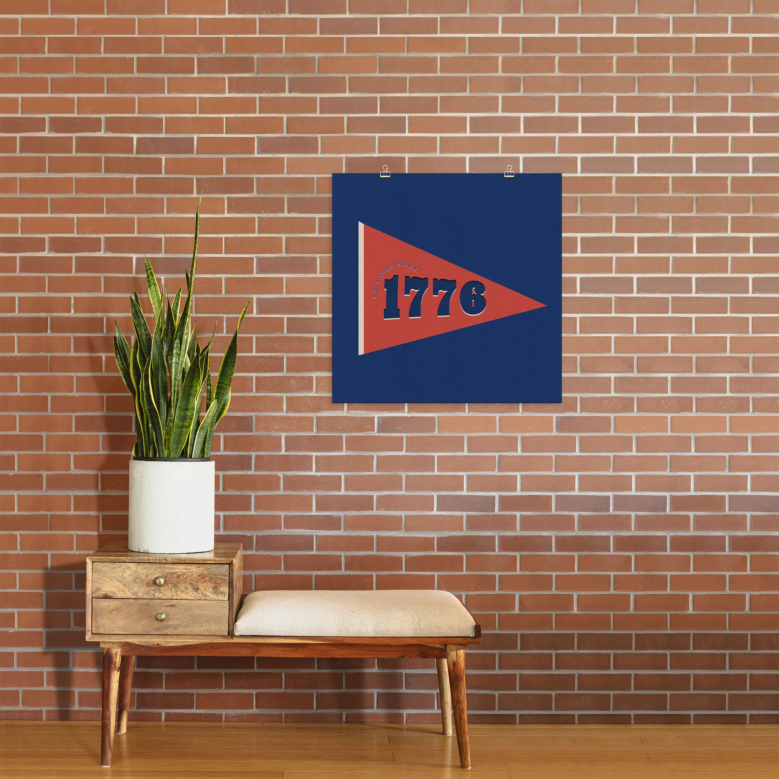 DENY Designs 1776 Pennant Art Print - Image 20
