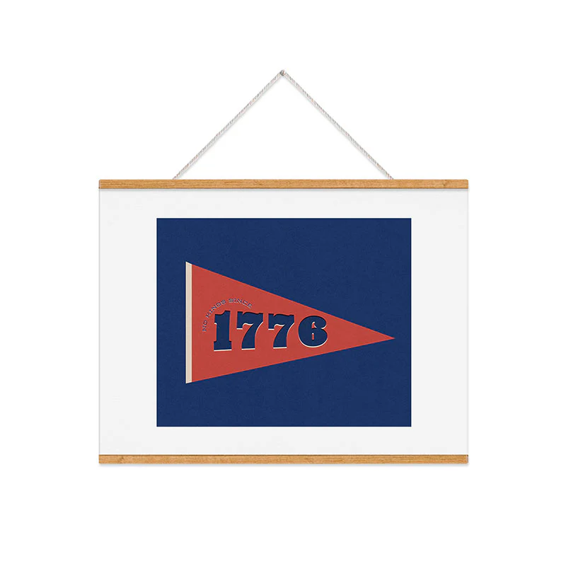 DENY Designs 1776 Pennant Art Print - Image 37