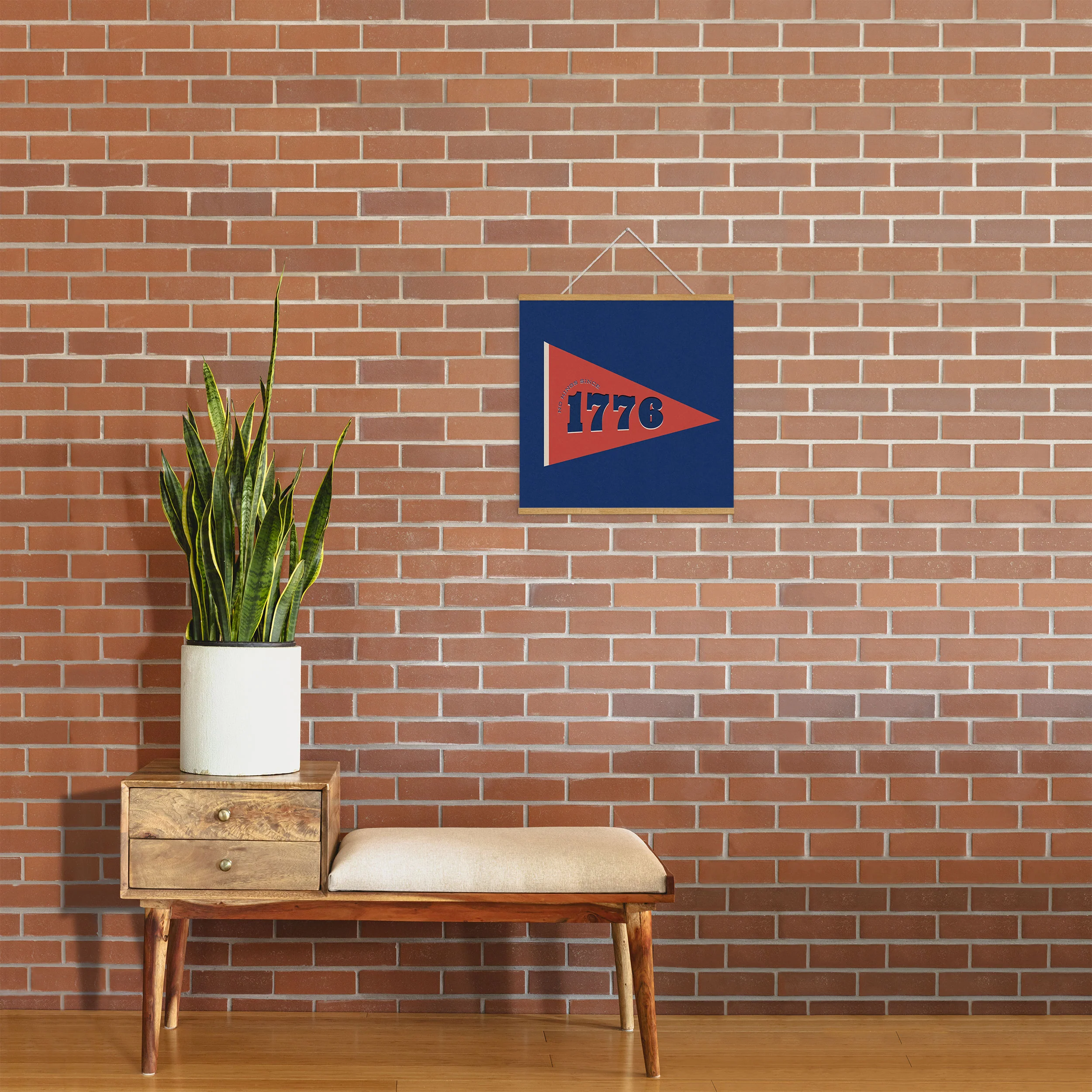 DENY Designs 1776 Pennant Art Print - Image 44