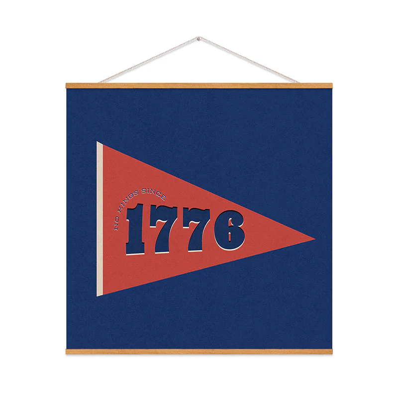 DENY Designs 1776 Pennant Art Print - Image 46