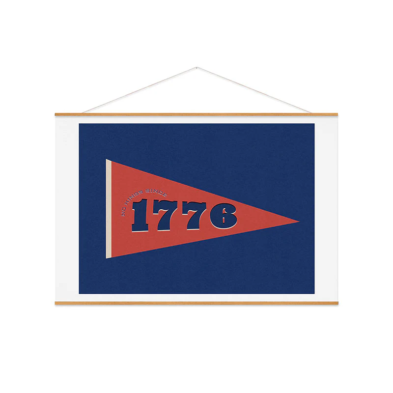 DENY Designs 1776 Pennant Art Print - Image 52