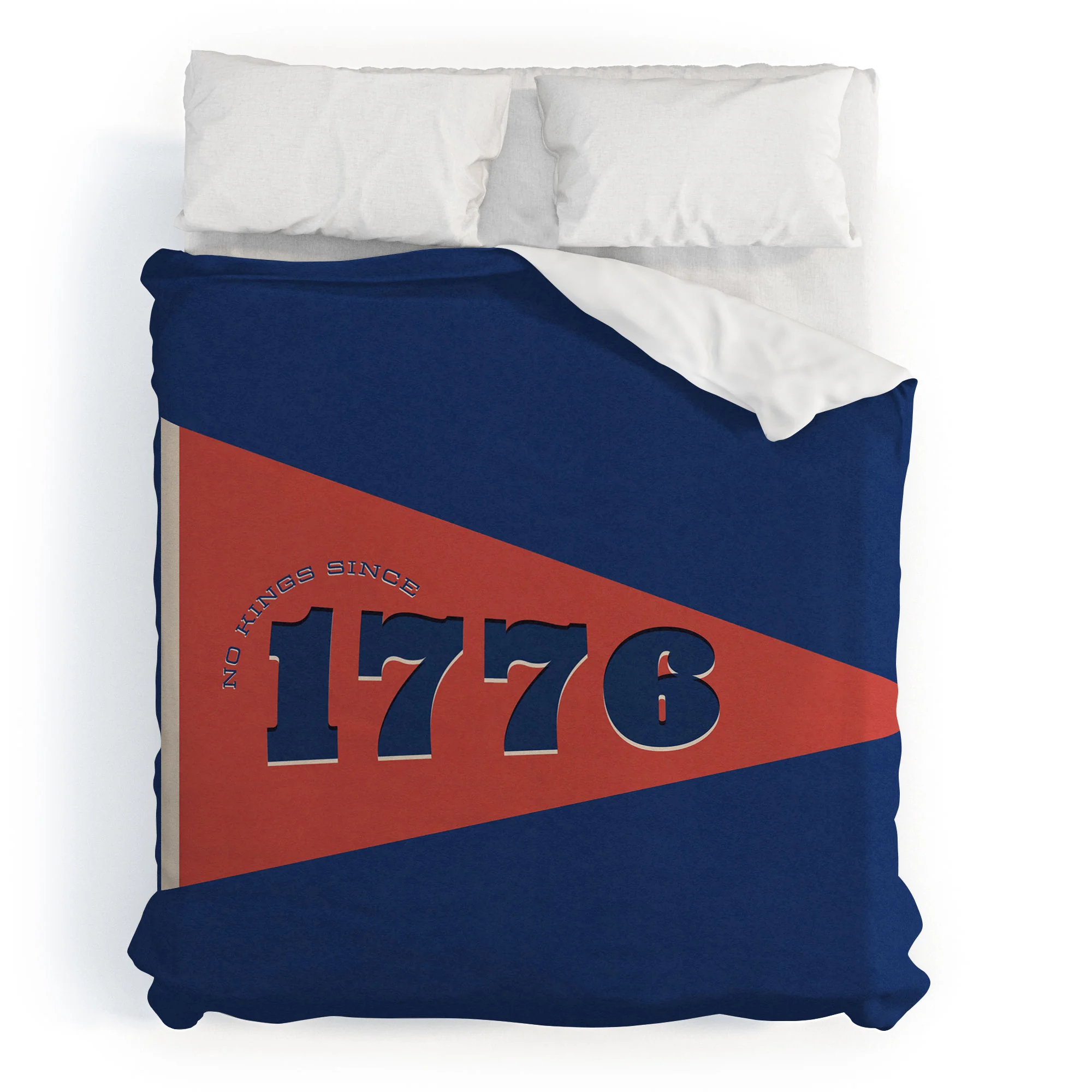 DENY Designs 1776 Pennant Duvet Cover - Image 17