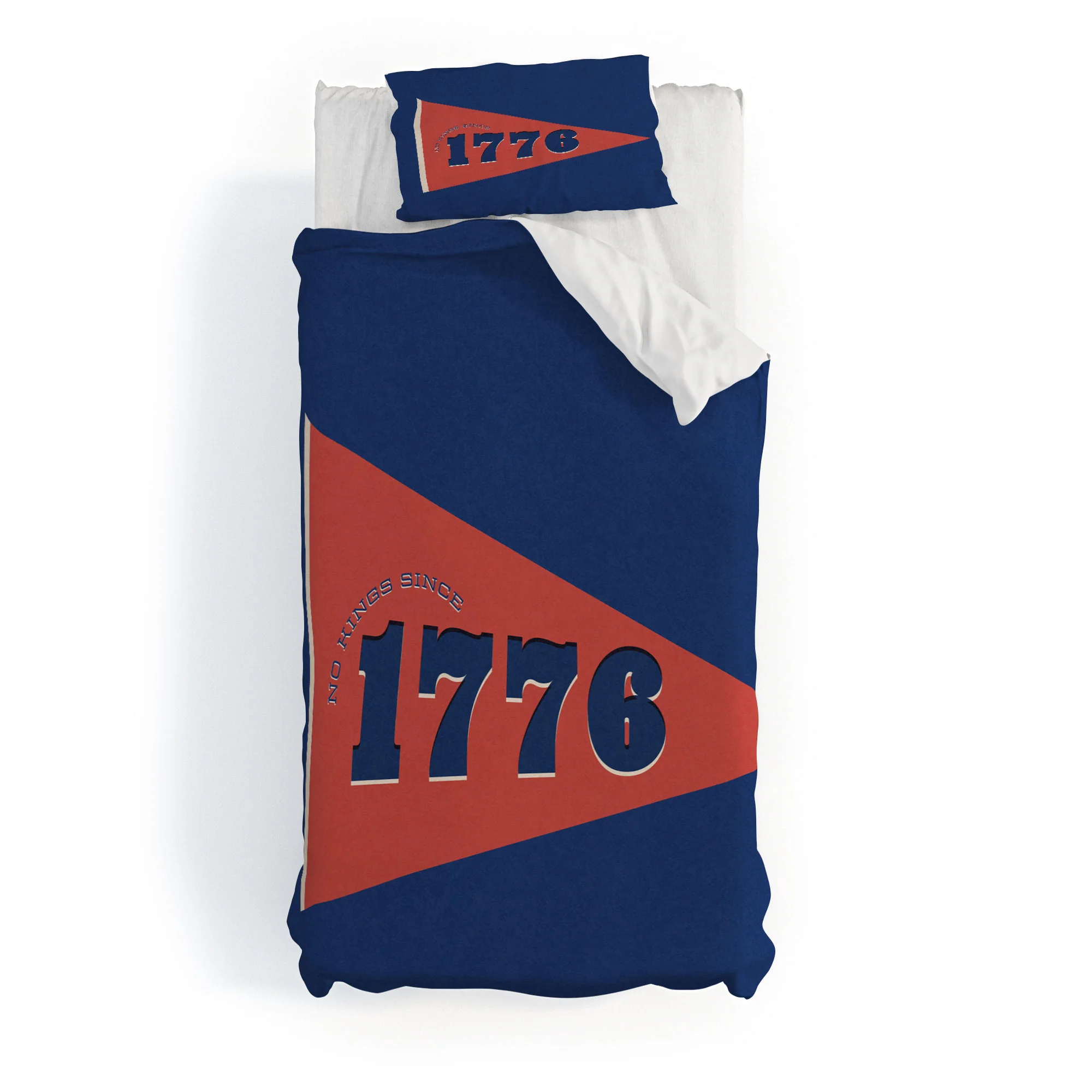 DENY Designs 1776 Pennant Duvet Cover - Image 25