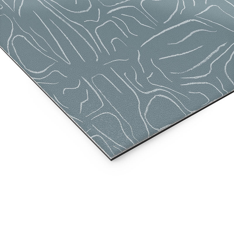DENY Designs Abstract Lines Blue Welcome Mat - Image 5