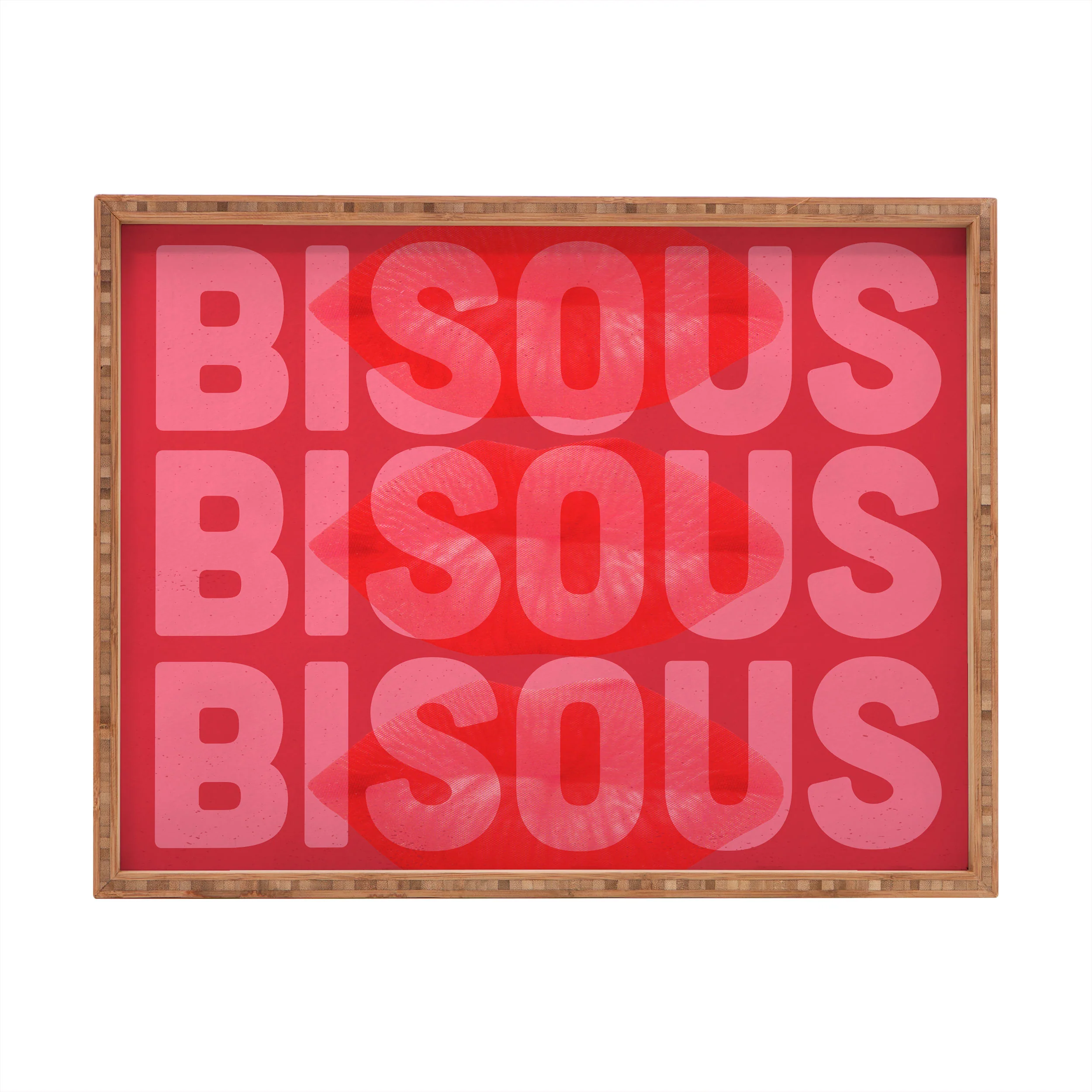 DENY Designs Bisous Rectangular Tray