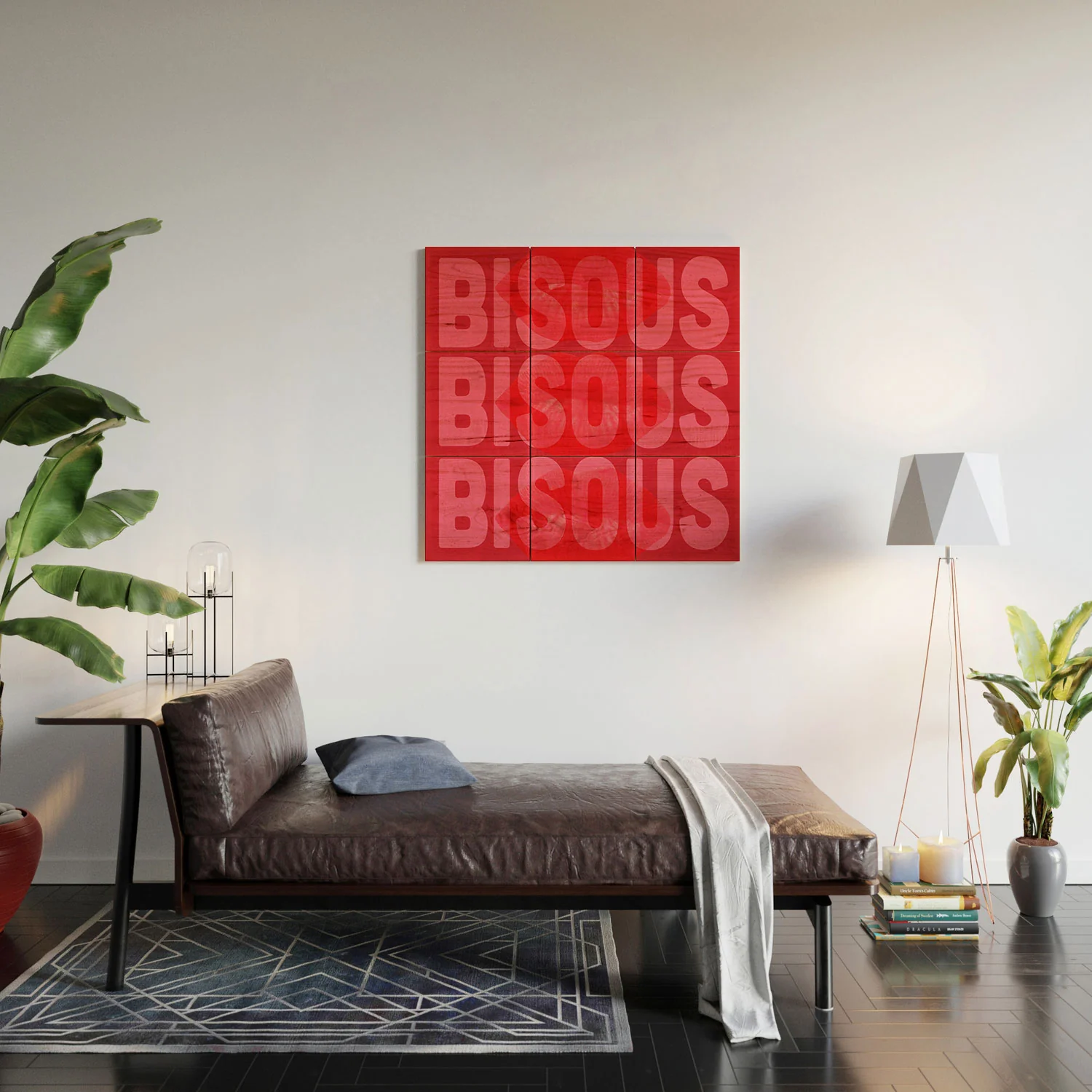 DENY Designs Bisous Wood Wall Mural - Image 4