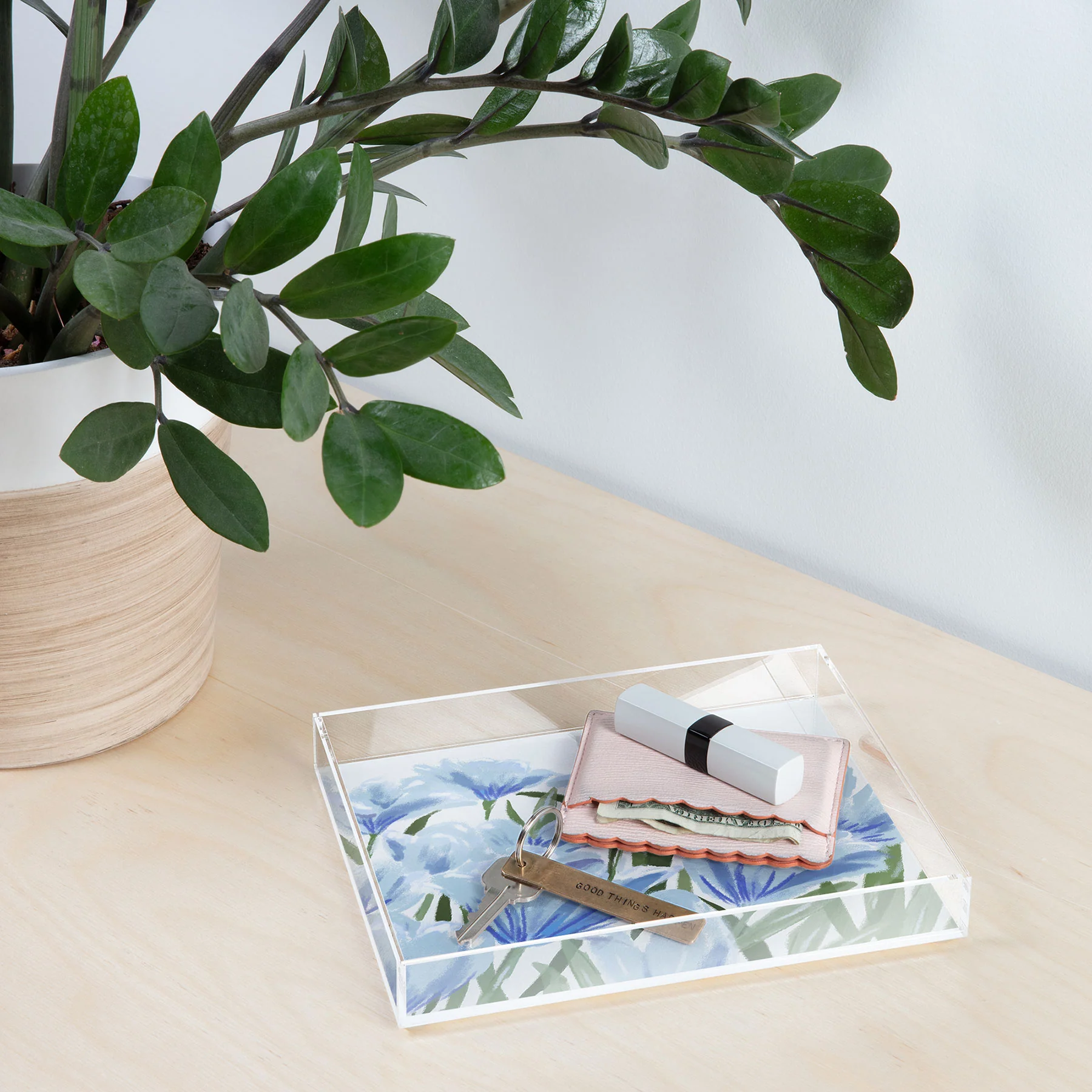 DENY Designs blue blooms Acrylic Tray - Image 12