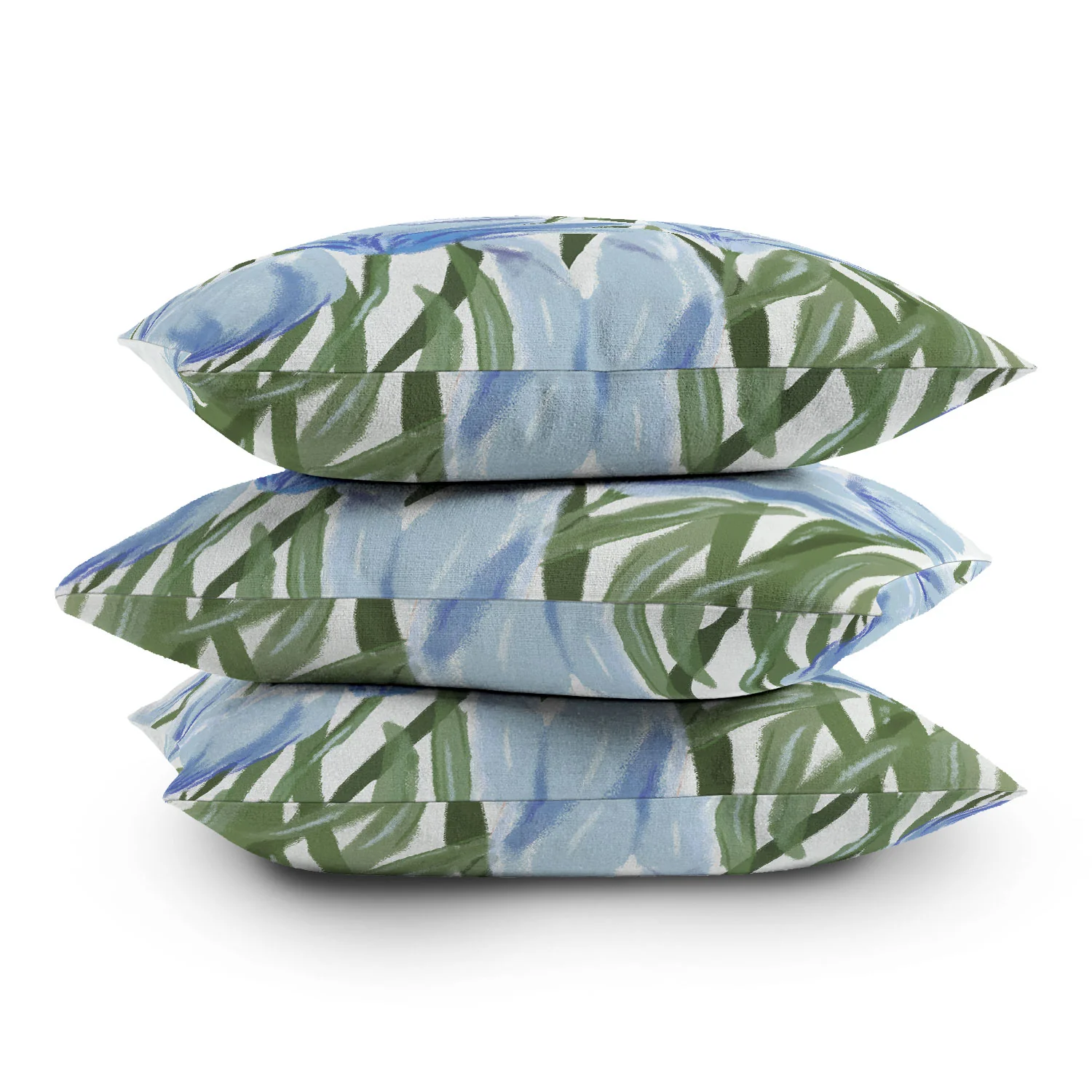 DENY Designs blue blooms Outdoor Throw Pillow - Image 16