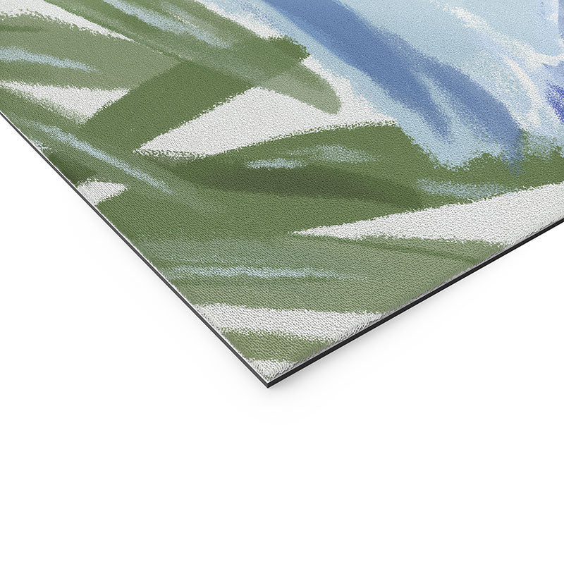 DENY Designs blue blooms Welcome Mat - Image 5