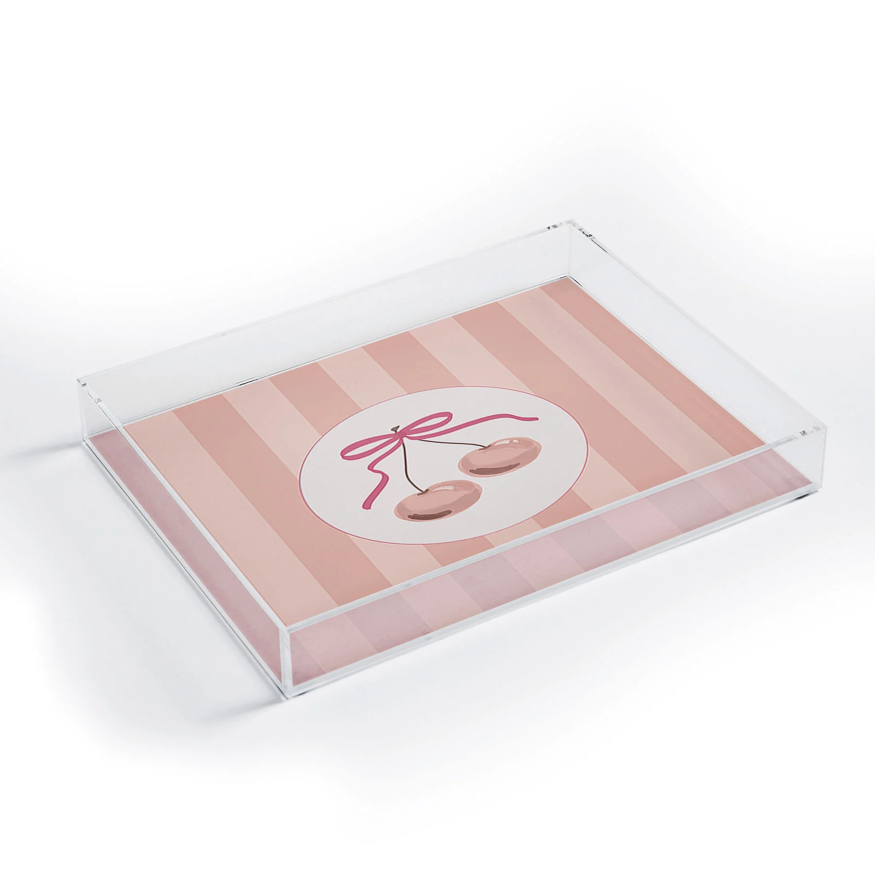 DENY Designs Bow Cherries Acrylic Tray - Image 5