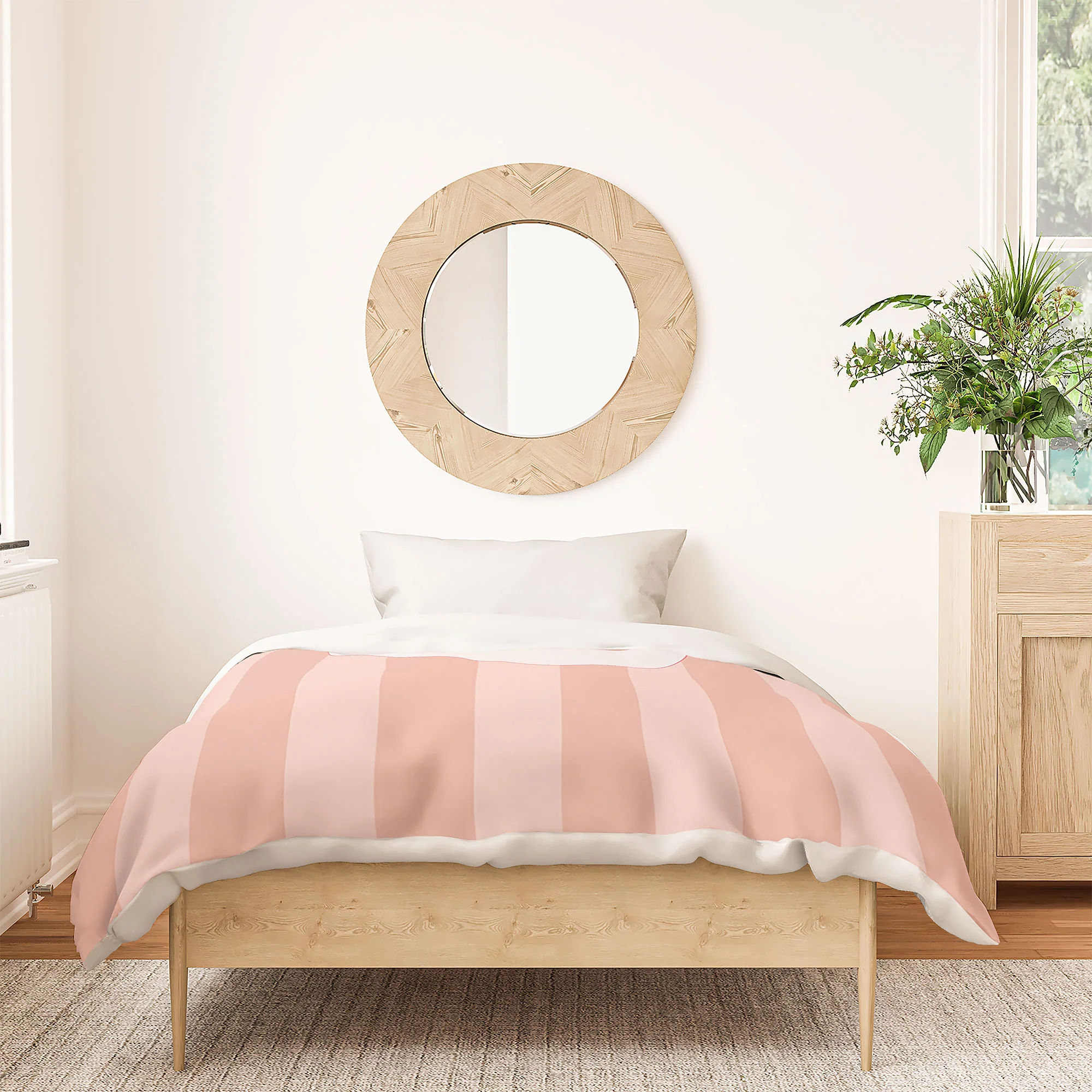 DENY Designs Bow Cherries Duvet Cover - Image 6