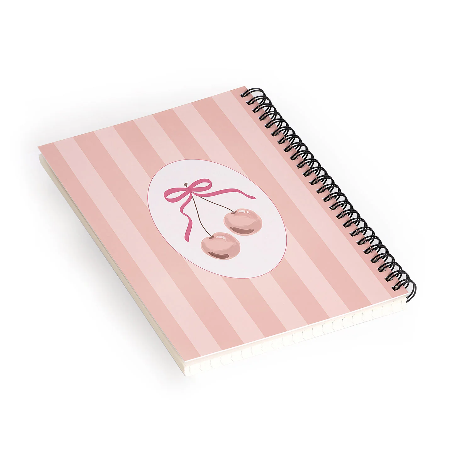 DENY Designs Bow Cherries Spiral Notebook - Image 2