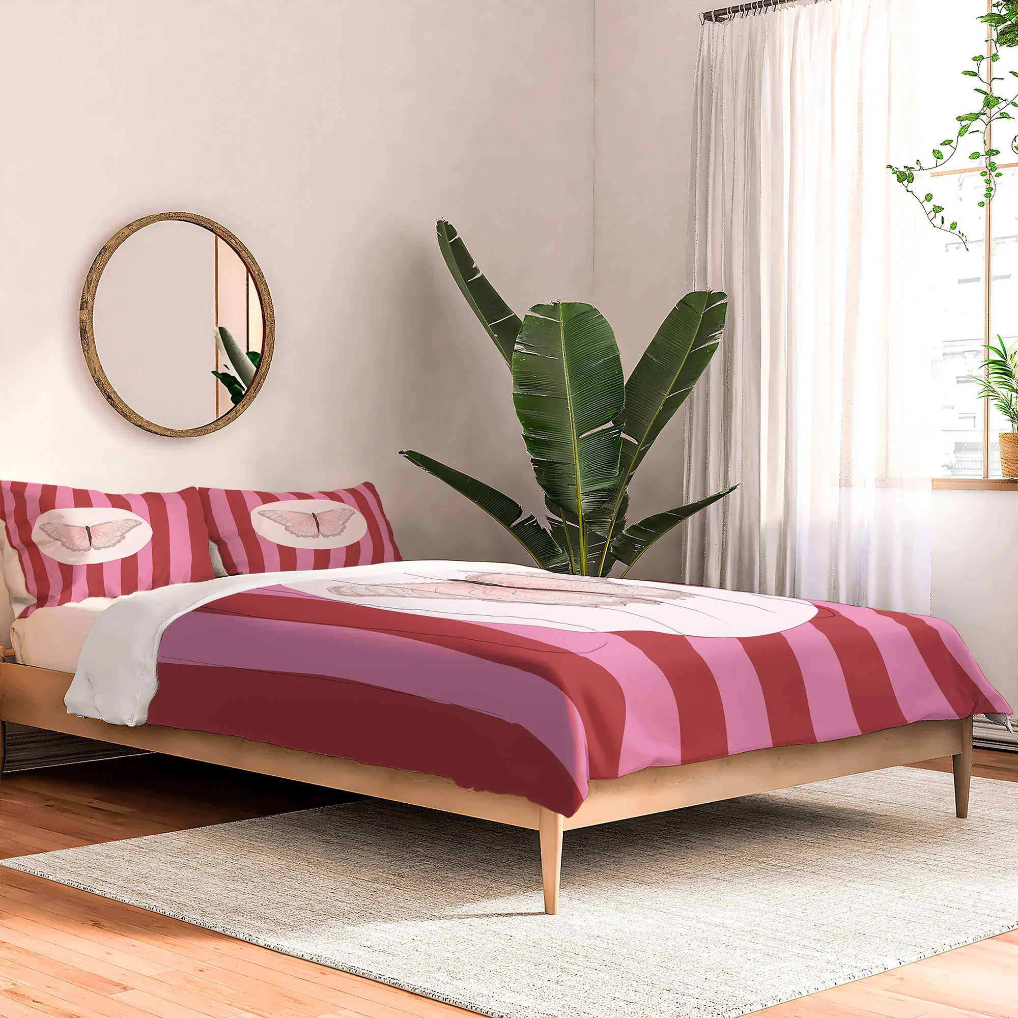 DENY Designs butterfly stripes Comforter - Image 14