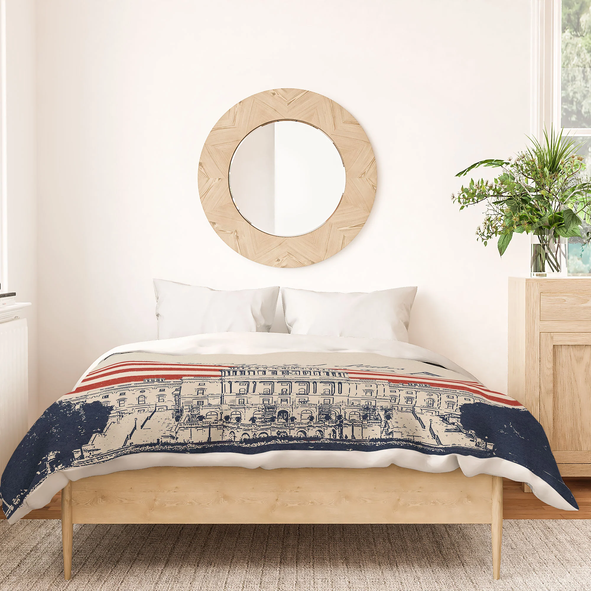 DENY Designs Capitol Building Duvet Cover - Image 29