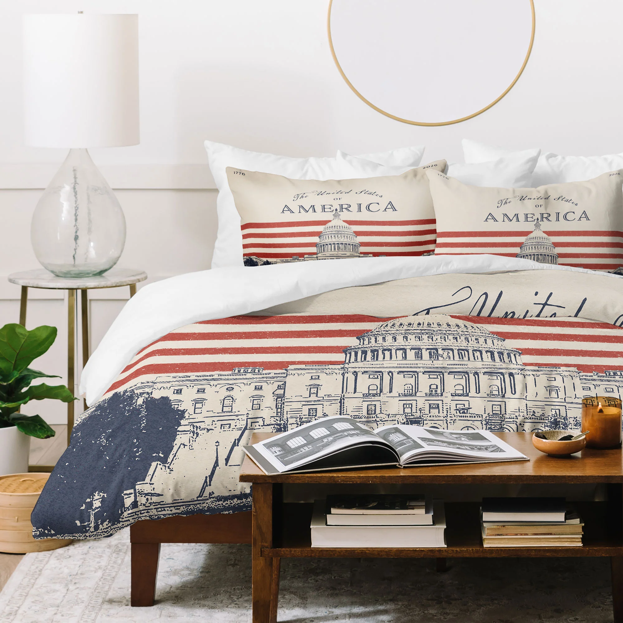 DENY Designs Capitol Building Duvet Cover - Image 34