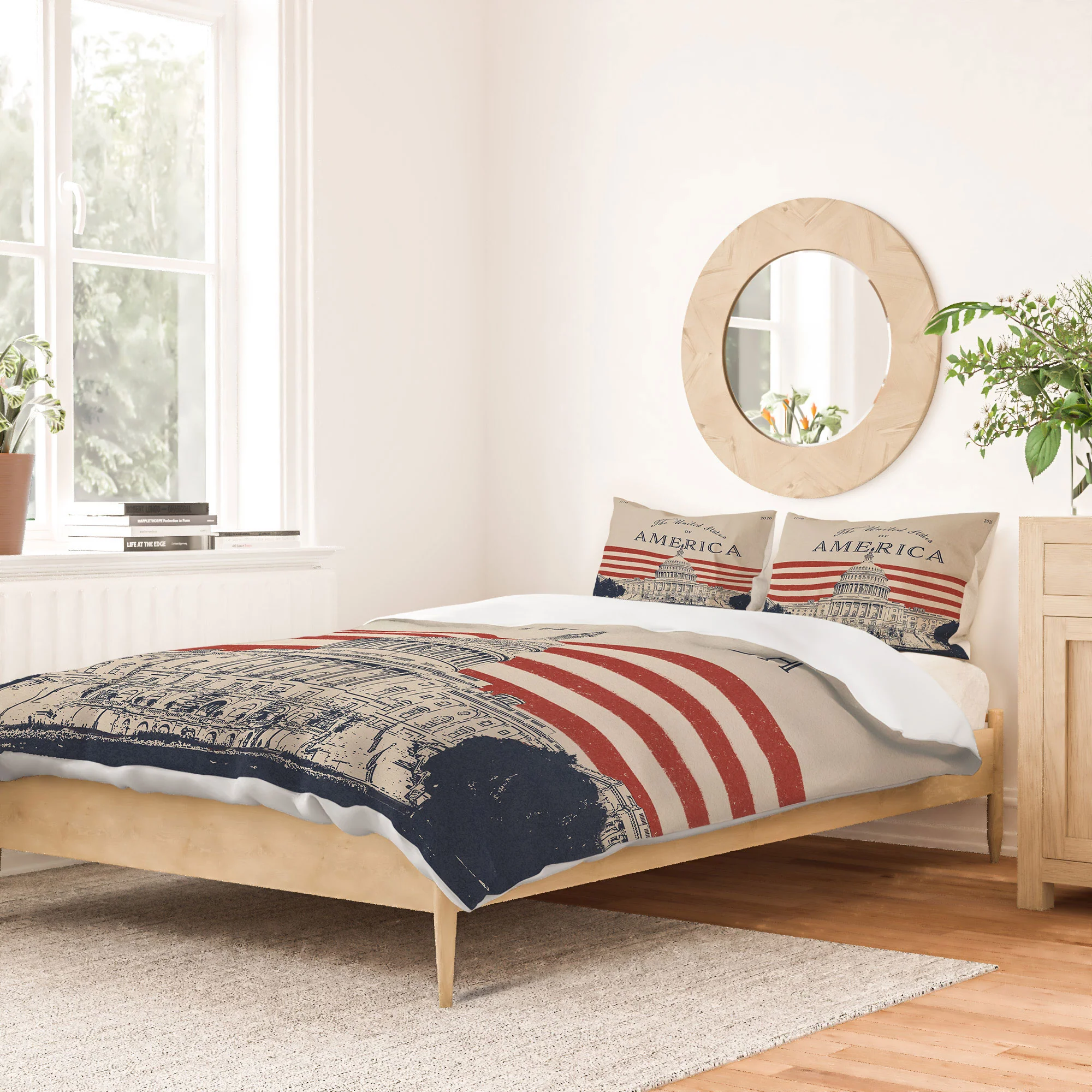 DENY Designs Capitol Building Duvet Cover - Image 88