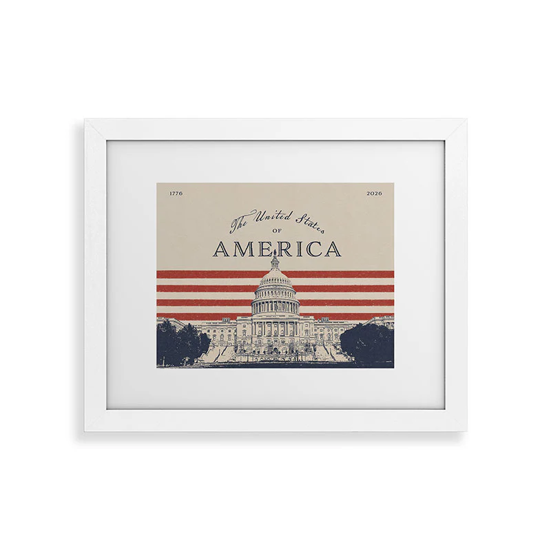 DENY Designs Capitol Building Framed Art Print - Image 42