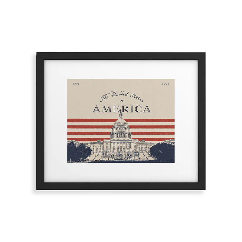 DENY Designs Capitol Building Framed Art Print - Image 50