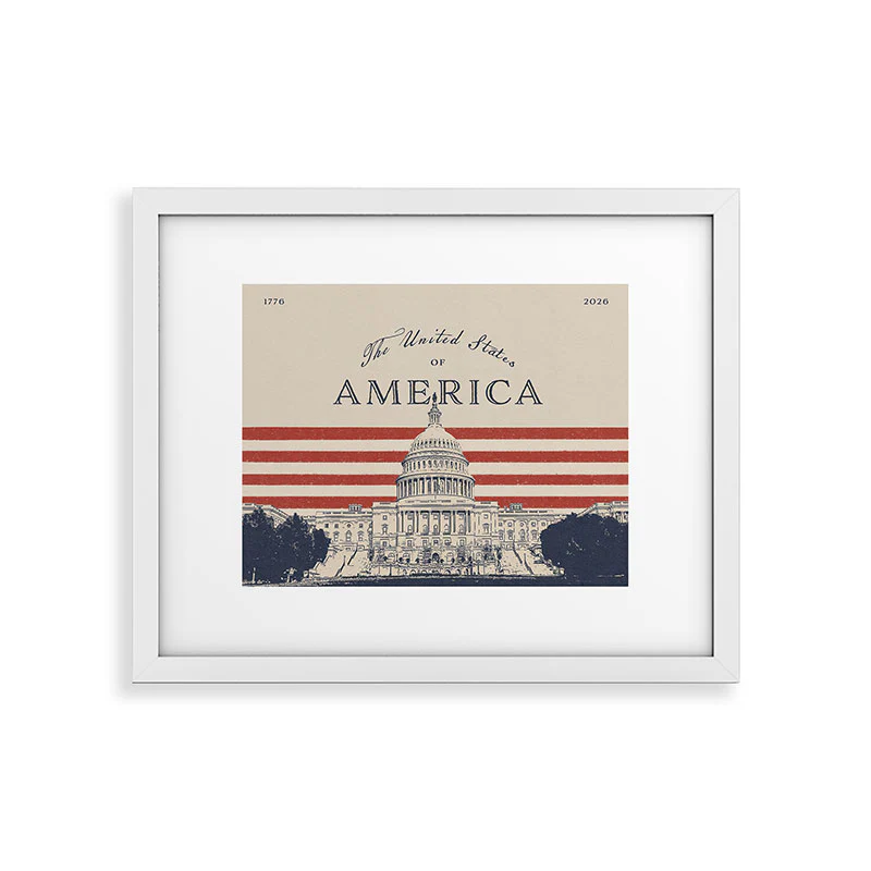 DENY Designs Capitol Building Framed Art Print - Image 78