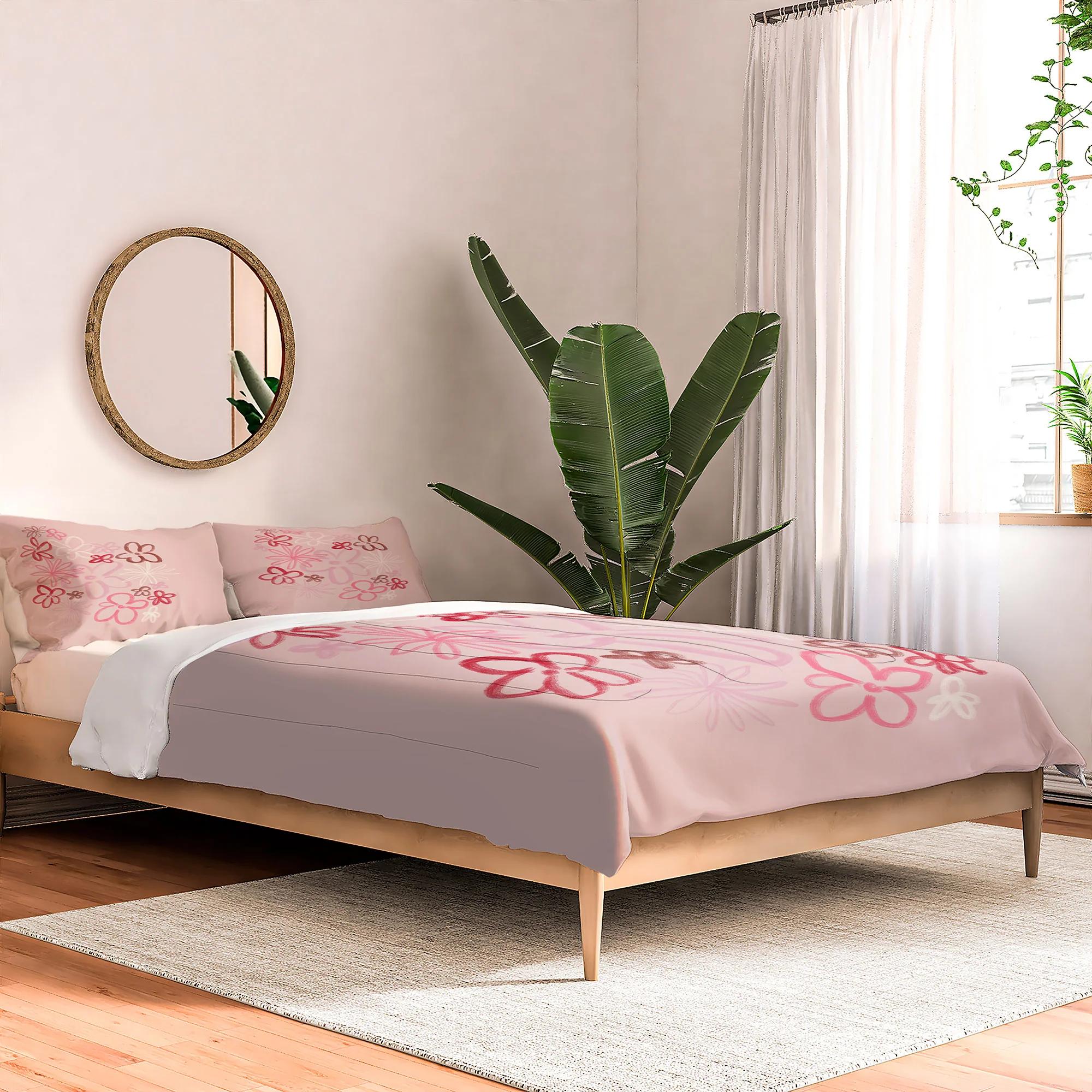 DENY Designs daisy pinks Comforter - Image 14