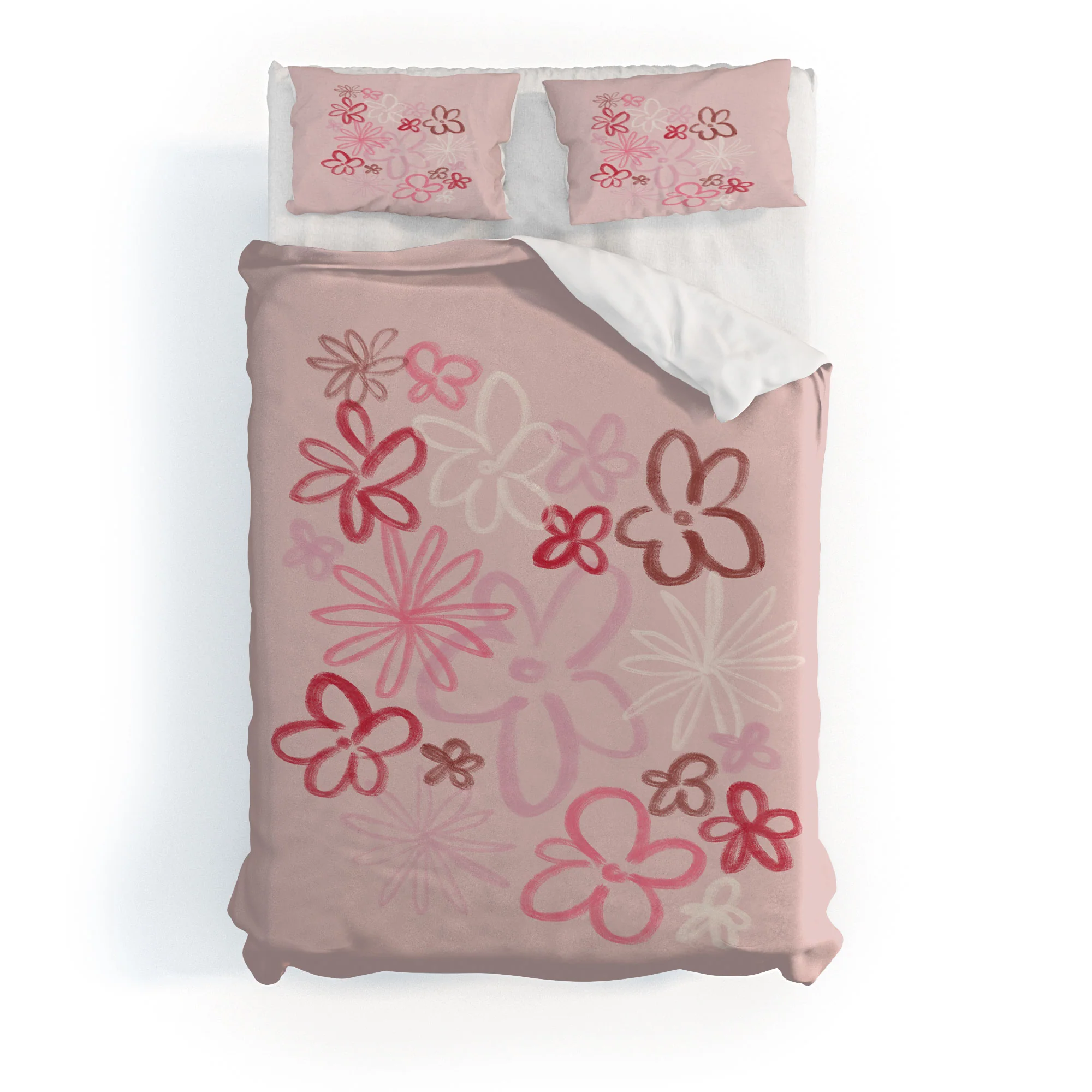DENY Designs daisy pinks Duvet Cover - Image 53