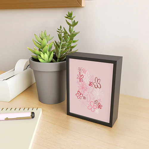 DENY Designs daisy pinks Framed Mini Art Print - Image 6