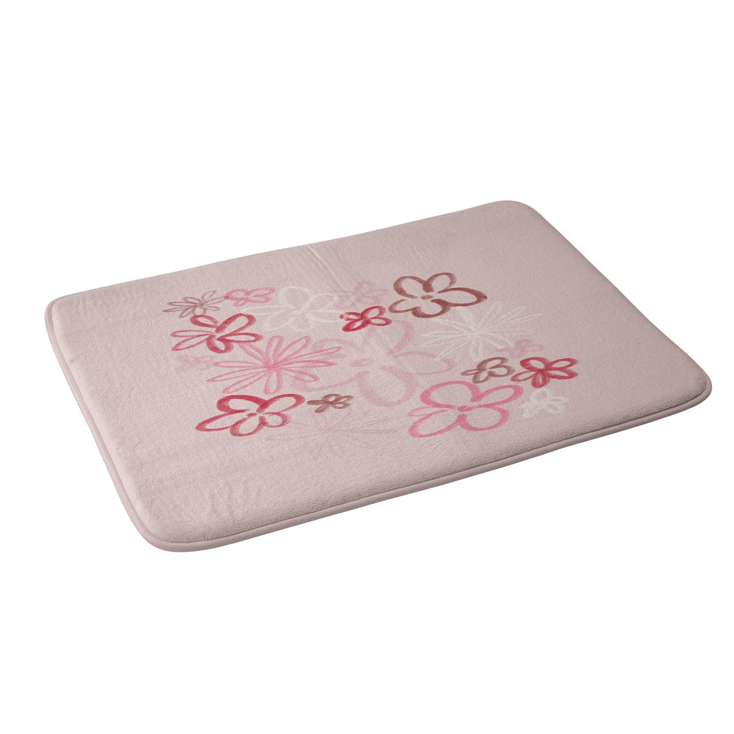 DENY Designs daisy pinks Memory Foam Bath Mat - Image 2