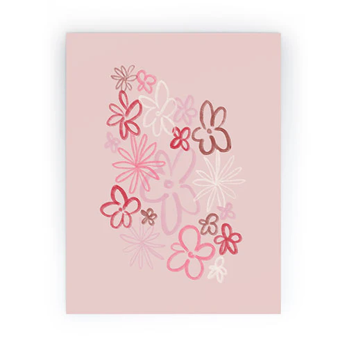 DENY Designs daisy pinks Mini Art Print - Image 2
