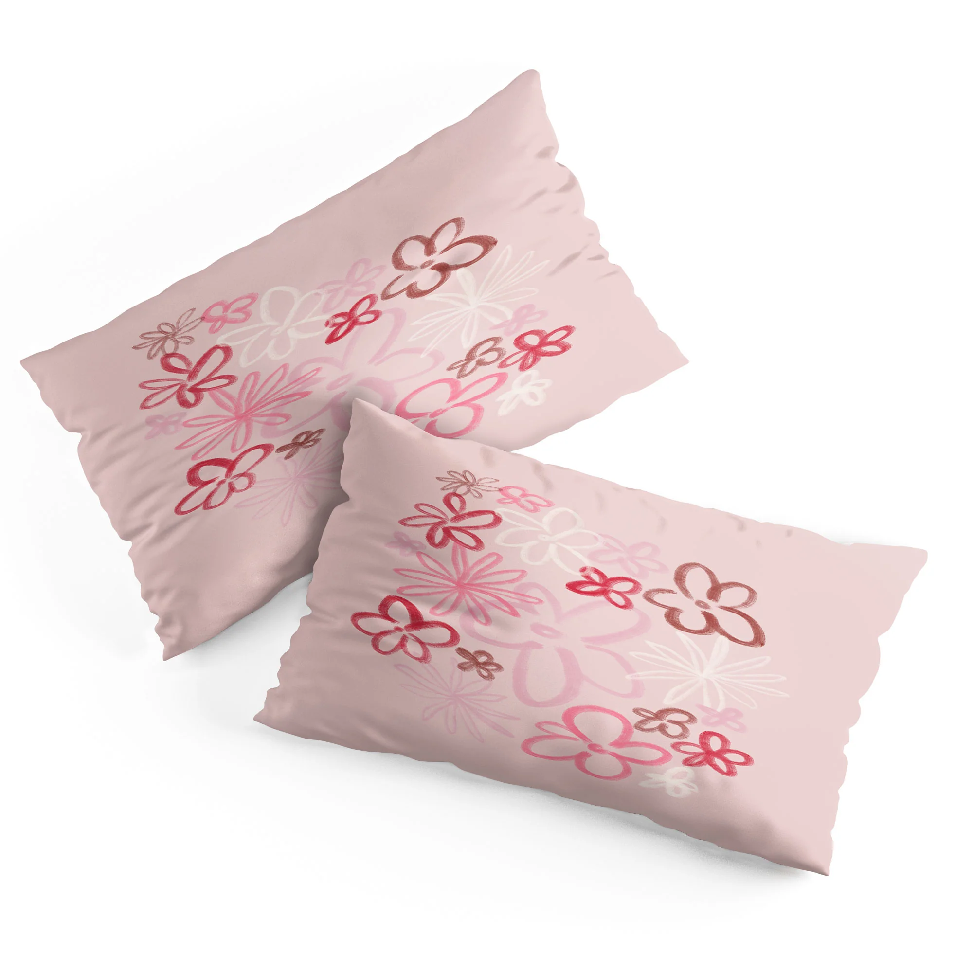 DENY Designs daisy pinks Pillow Shams - Image 4