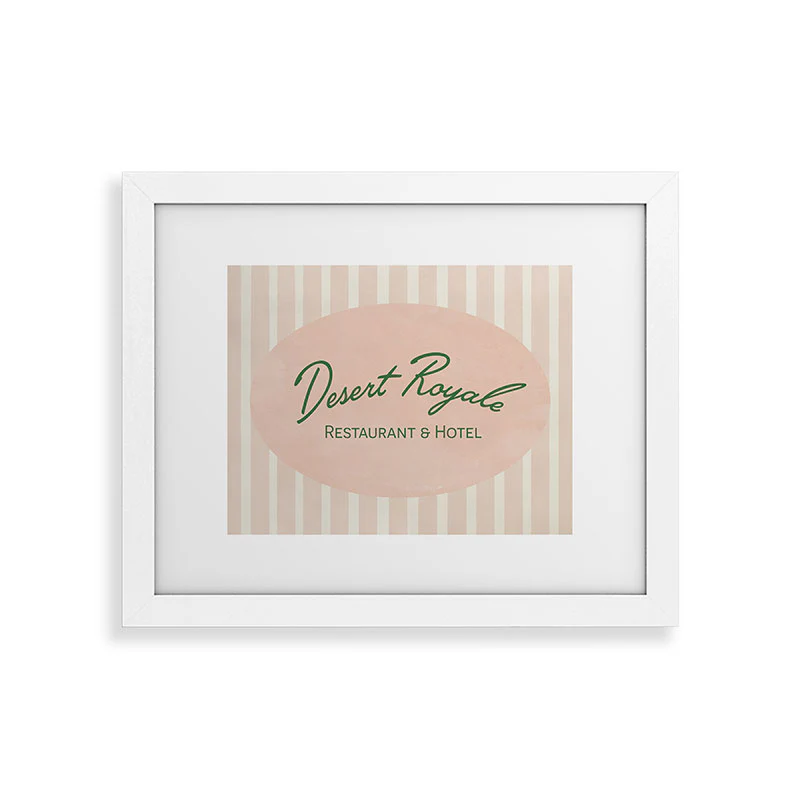DENY Designs desert royale Framed Art Print - Image 13